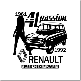 4L Passion Renault Posters and Art